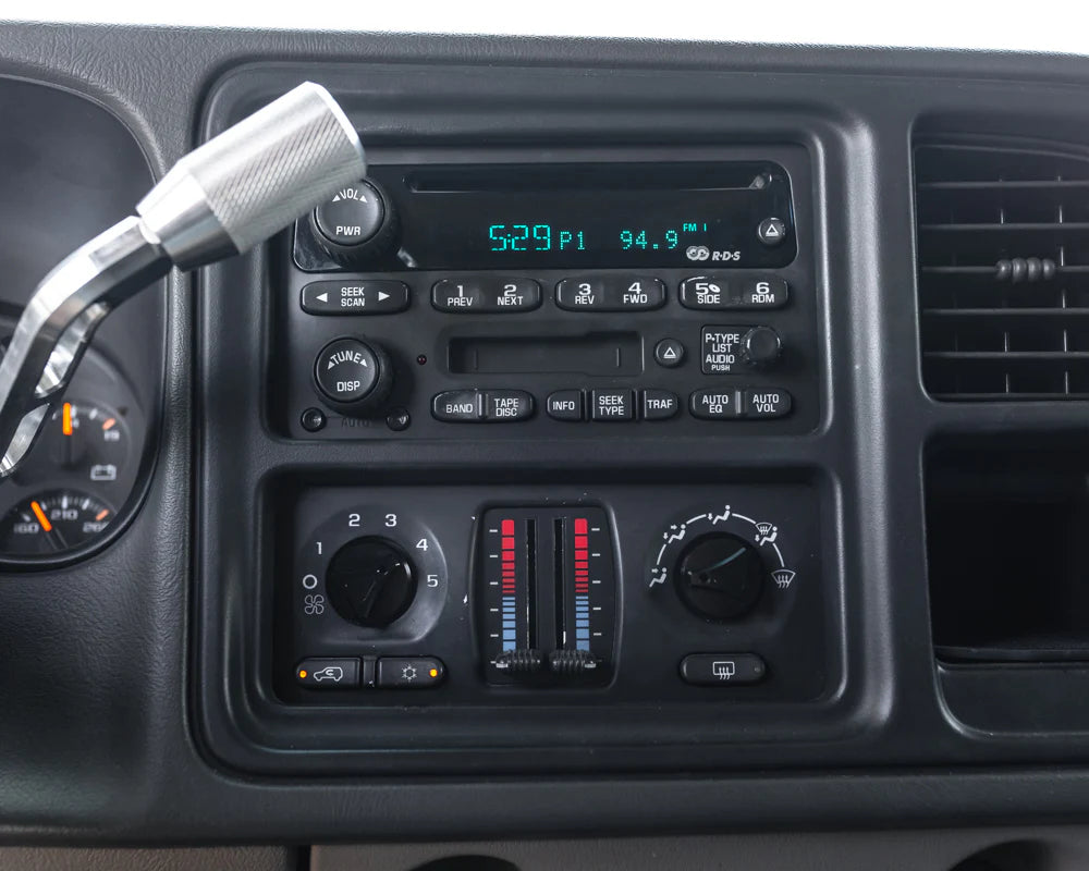 Chevy | GMC NBS 2003-2006 Billet Dual Zone Climate Control Knobs, For Manual Slider Control