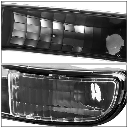 Clear Black Headlights | 99-07 GMC Sierra