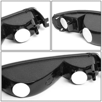 Clear Black Headlights | 99-07 GMC Sierra