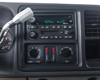 Chevy | GMC NBS 2003-2006 Billet Dual Zone Climate Control Knobs, For Manual Slider Control