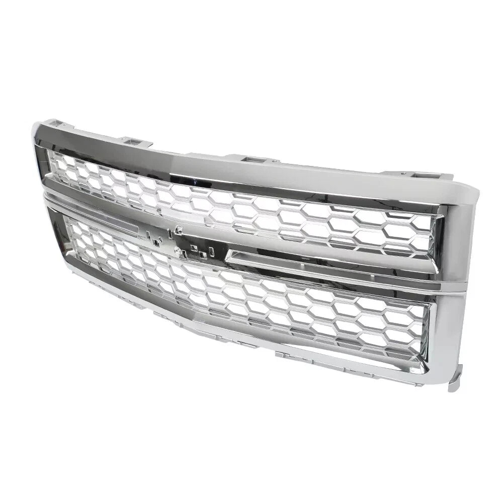 Chrome Honeycomb Grille 14-15 Silverado 1500