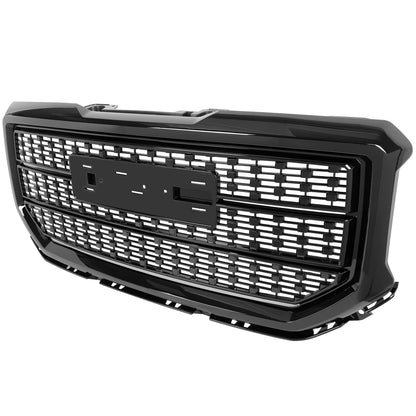 Black Mesh Grille 16-18 GMC Sierra 1500
