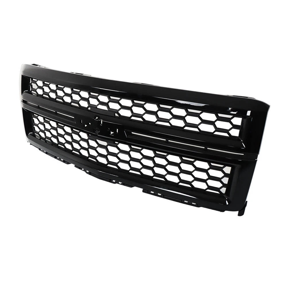 Black Honeycomb Grille 14-15 Silverado 1500