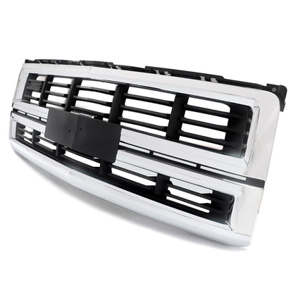 Chrome/Black Slats Grille 14-15 Silverado 1500