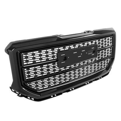 Black Mesh Grille 16-18 GMC Sierra 1500