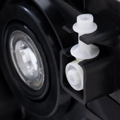 Black Headlights / Clear Reflector 2007-2013 Chevy Silverado