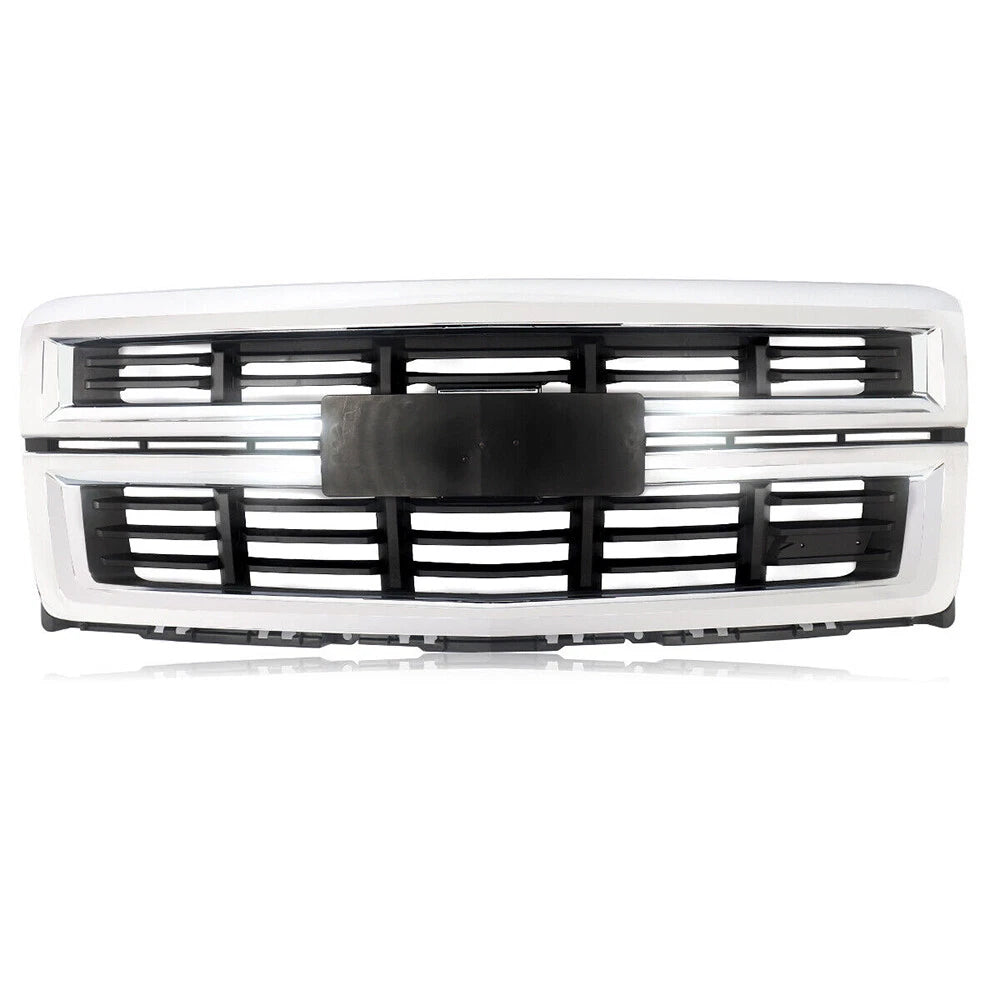 Chrome/Black Slats Grille 14-15 Silverado 1500