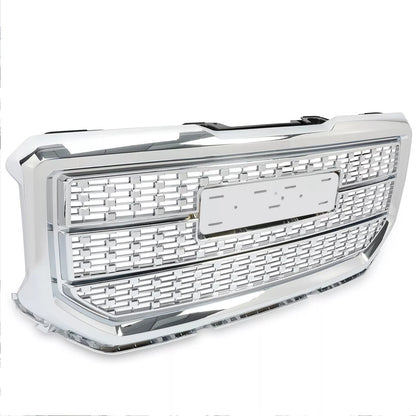 Chrome Mesh Grille 16-18 GMC Sierra 1500