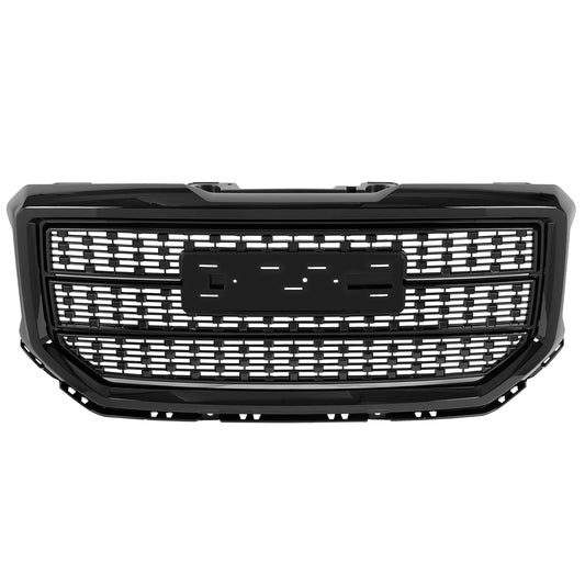 Black Mesh Grille 16-18 GMC Sierra 1500
