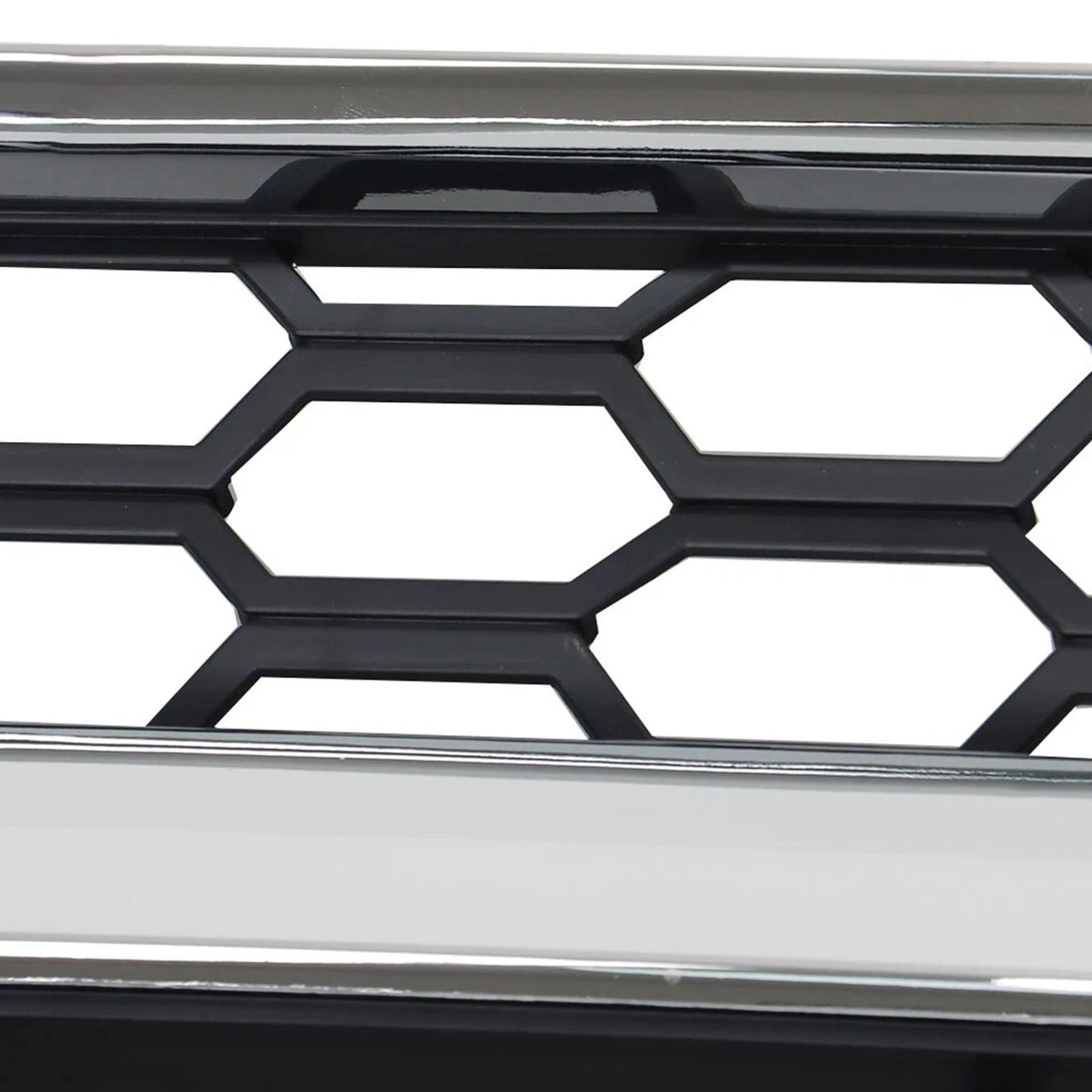 Chrome/Black Honeycomb Grille 14-15 Silverado 1500