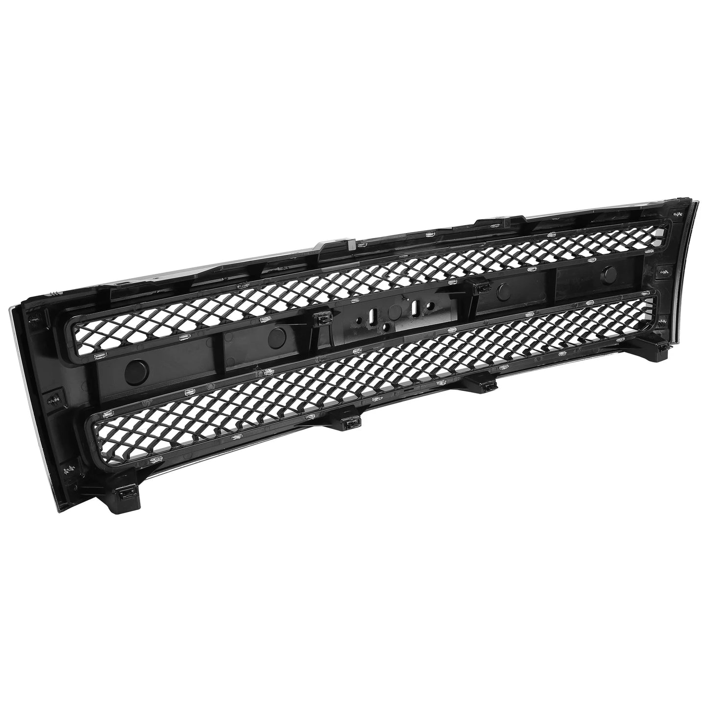 Chrome Grille Black Inserts 2007-2013 Chevy Silverado 1500