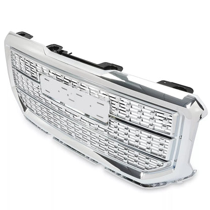 Chrome Mesh Grille 16-18 GMC Sierra 1500