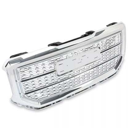 Chrome Mesh Grille 16-18 GMC Sierra 1500