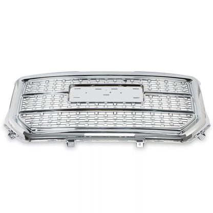 Chrome Mesh Grille 16-18 GMC Sierra 1500
