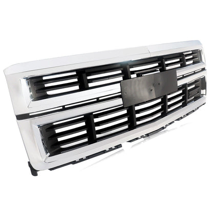 Chrome/Black Slats Grille 14-15 Silverado 1500